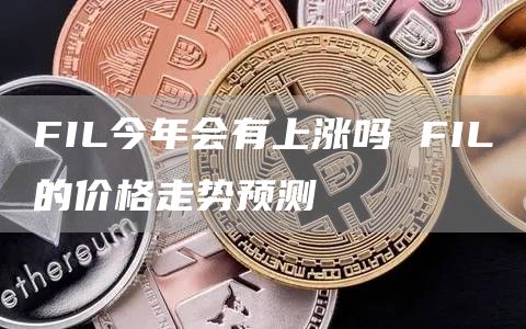 FIL今年会有上涨吗 FIL的价格走势预测